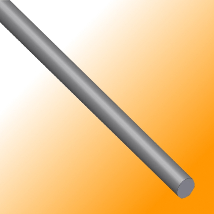 Precision aluminium shaft Ø25mm