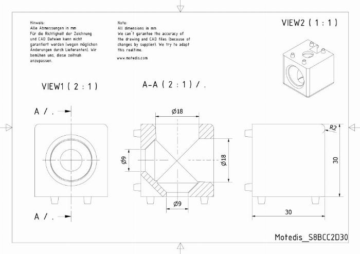 Cube connectors 30 slot 8